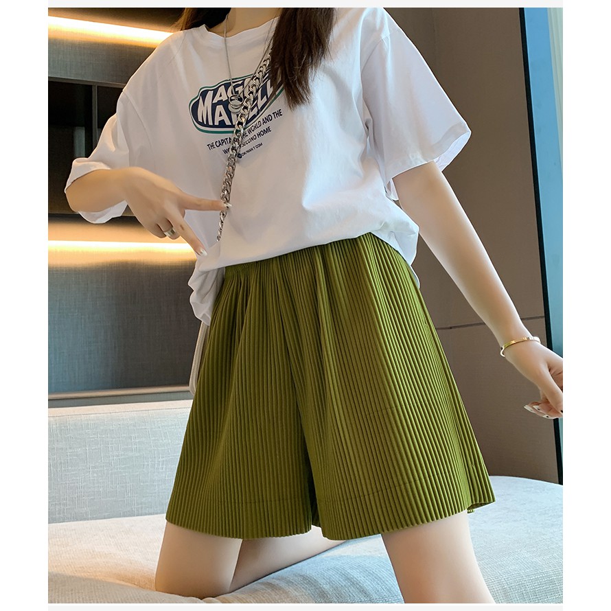 Quần ngắn ống rộng Thời Trang Cho Nữ