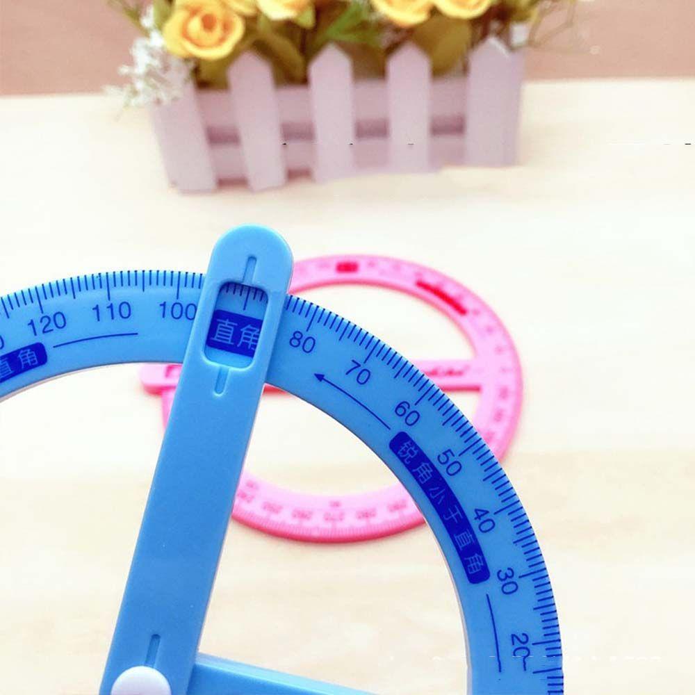 Thước Đo Góc 360 Độ Bằng Nhựa Chuyên Dụng Cho Học Sinh