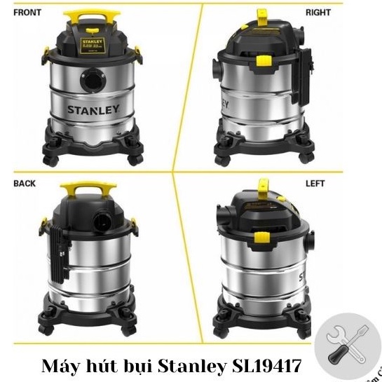 MÁY HÚT BỤI CÔNG NGHIỆP 3 CHỨC NĂNG STANLEY SL417P-6A - DUNG TÍCH 23L, SL417P- 8A DUNG TÍCH 30L