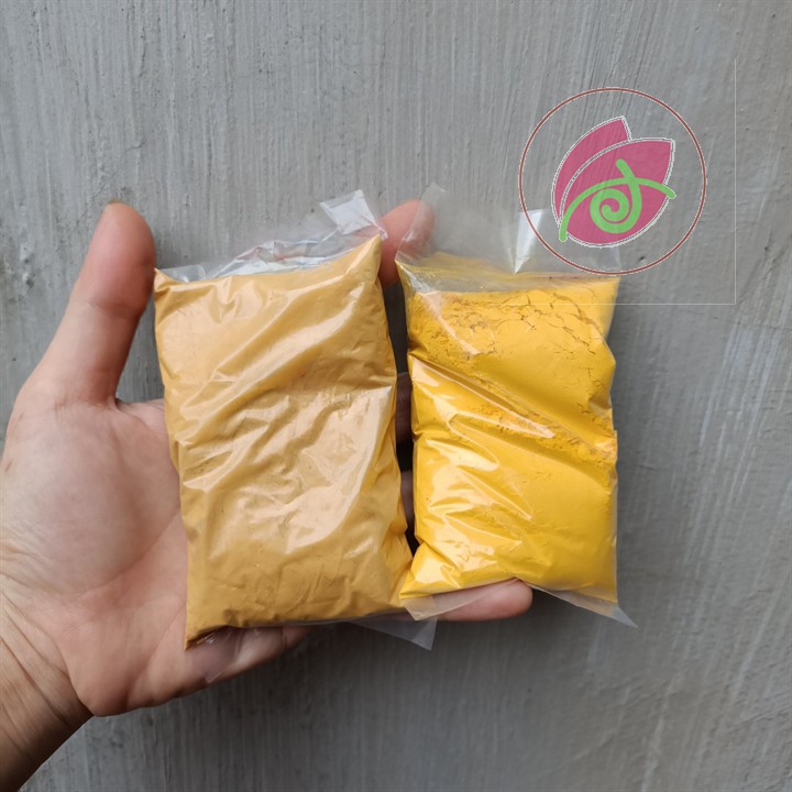 [sơn chậu] 1kg Bột màu  đen , đỏ chu , vàng , đỏ tươi, xanh ngọc, xanh lá mạ, xanh dương, nâu socola