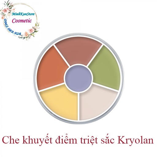 Che Khuyết Điểm Triệt Sắc Kryolan 6 Ô Che Phủ Hoàn Hảo