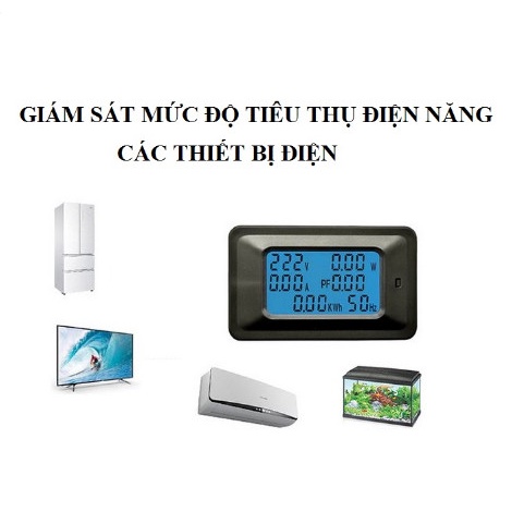 [15 bộ ] Công tơ điện tử PZEM-061 AC 220v 100A Đo điện áp, dòng điện, công suất thiết bị