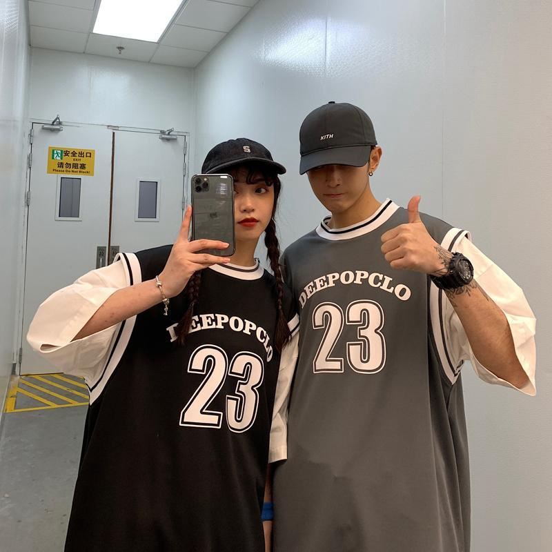 Áo bóng rổ tay lỡ form rộng Deepopclo 23 - Áo thun oversize nam nữ Unisex
