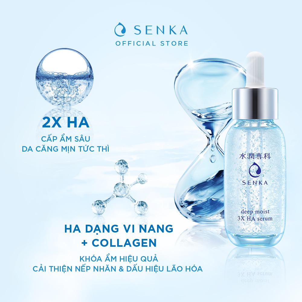 Serum dưỡng ẩm và chống lão hóa SENKA DEEP MOIST 3X HA SERUM 30ML | BigBuy360 - bigbuy360.vn