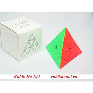 Rubik Pyraminx Zcube Có Nam Châm Đen/Stickerless/Transparent