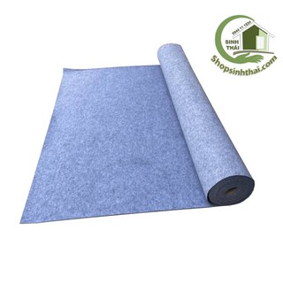 [ Loại dày 4mm ] Thảm nỉ trải sàn màu xám - 1m² - Thảm cao cấp