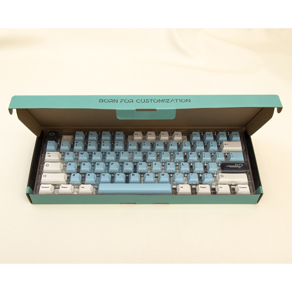 GMK Nimbus Keycaps Cherry Profile PBT DYE SUB Nhật Bản Bàn phím cơ học Keycap 143 Phím