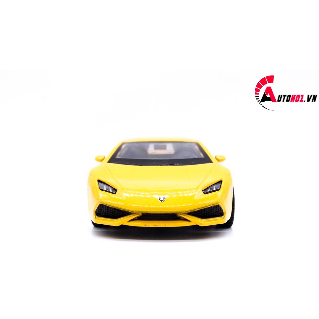 MÔ HÌNH XE LAMBORGHINI HURACAN YELLOW 1:36 SCALE MODEL 7716