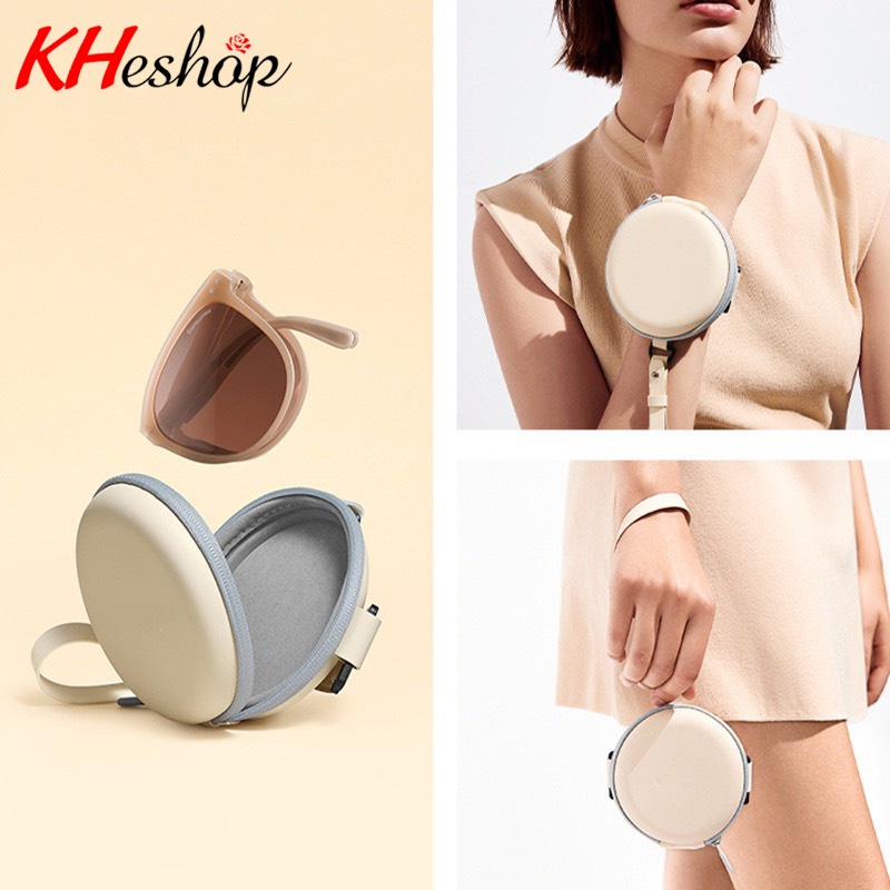 Hộp Tròn Đựng Kính cao cấp đựng được các loại Kính gập phong cách trẻ trung  Y6029