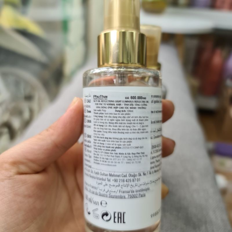 (Sale giá gốc - date 9/2022) Tinh Dầu Wella Oil Reflections Light Luminous 100ml | BigBuy360 - bigbuy360.vn