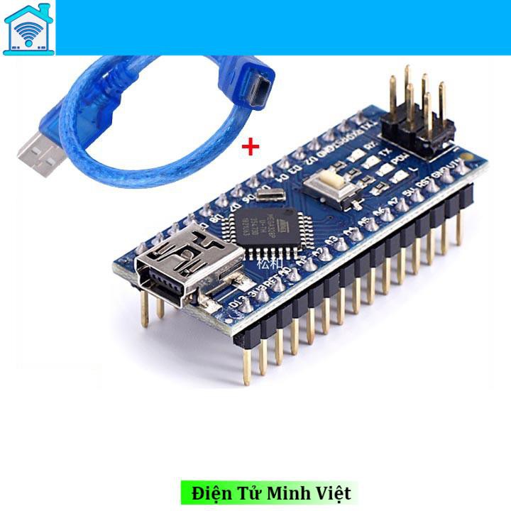 Kit Arduino Nano CH340 - Tặng Kèm Cáp Nạp Code