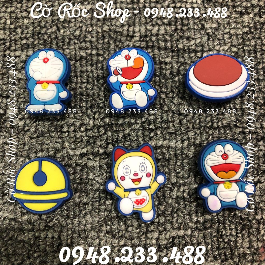 Nút cài trang trí dép JIBBITZ charm sticker icon loại CUTE (Hàng có sẵn, mua từ 10sp trở lên)