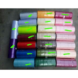 Ruy băng lụa 4cm làm hoa hồng lụa