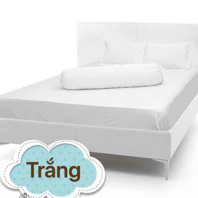 Drap thun Hàn Quốc 1 màu bộ 1m6x2m ( inbox chọn màu)