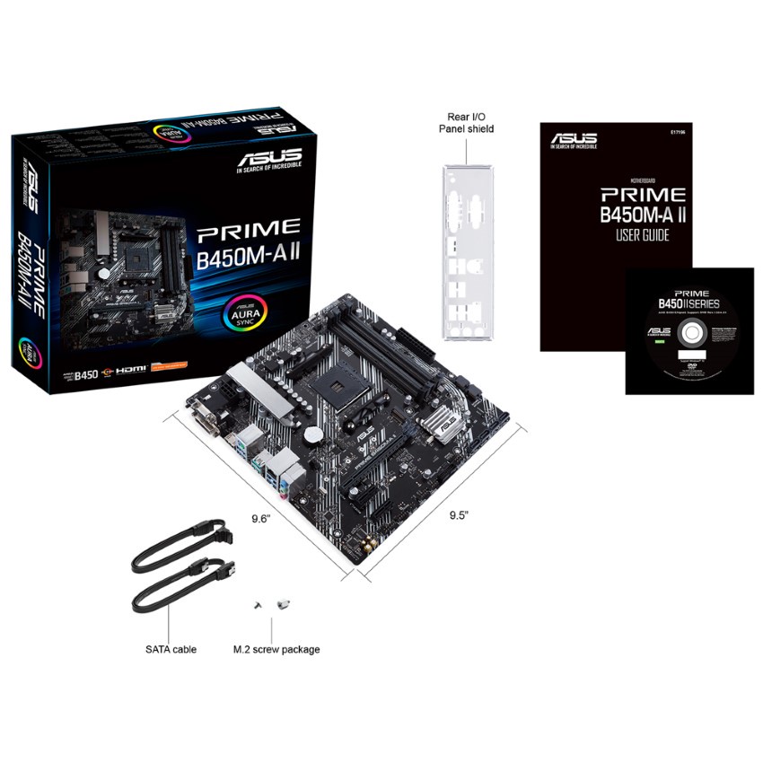 Mainboard ASUS PRIME B450M-A II - Bảo hành chính hãng 36 Tháng