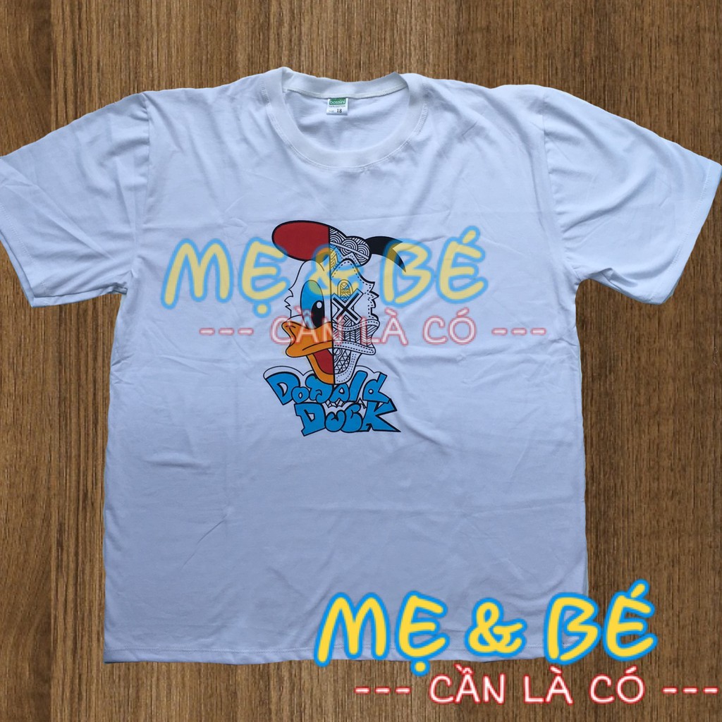 Áo Tay Ngắn,Tay Dài Cotton Trắng Mặc Nhà Cho Bé Bossini