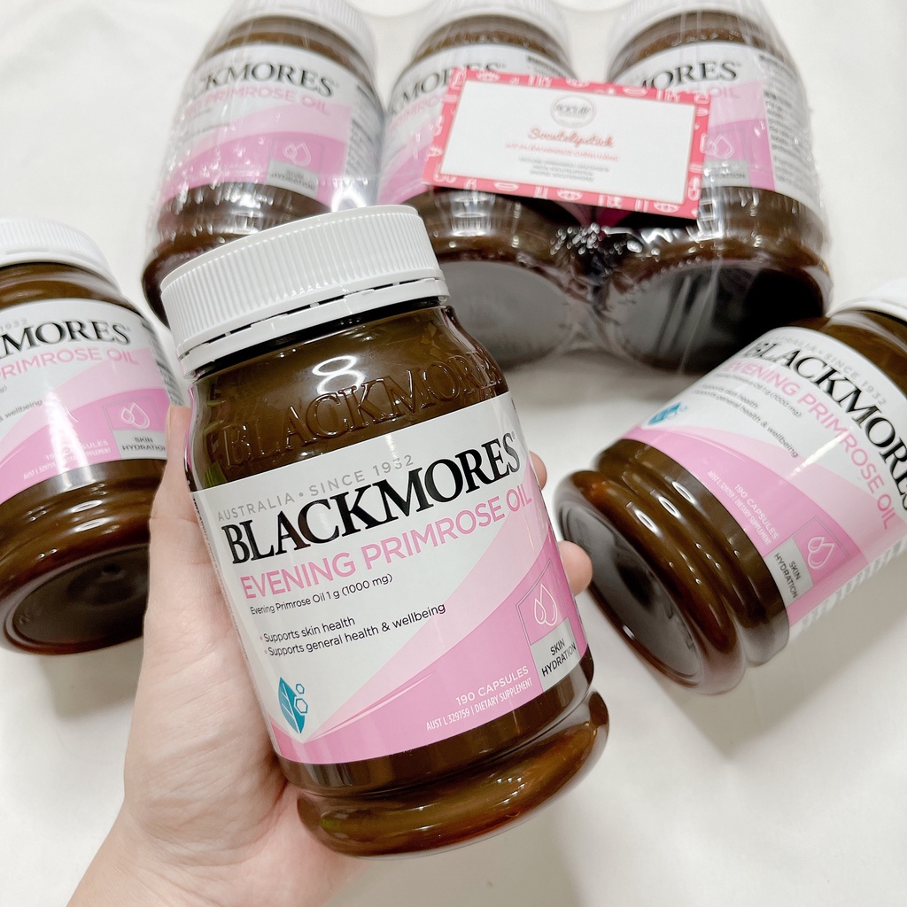 (Date 2024) TINH DẦU HOA ANH THẢO BLACKMORES EVENING PRIMROSE OIL 190 VIÊN