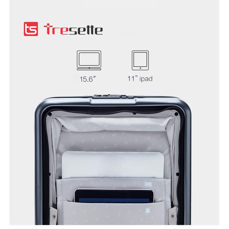 [ FREESHIP ] SIZE 20INCH - Vali khóa kéo Hàn Quốc Tresette TSL – 0618 sọc ngang