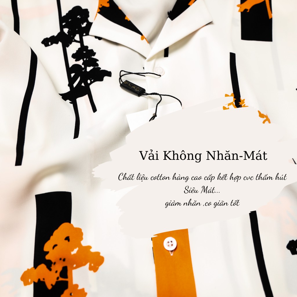 Áo Sơ Mi Nam Ngắn Tay Họa Tiết Cổ Vest Không Nhăn Chất Lụa Siêu Mát ,Áo Somi Nam Hàng Cao Cấp - SMGS01 - GUSTA | BigBuy360 - bigbuy360.vn