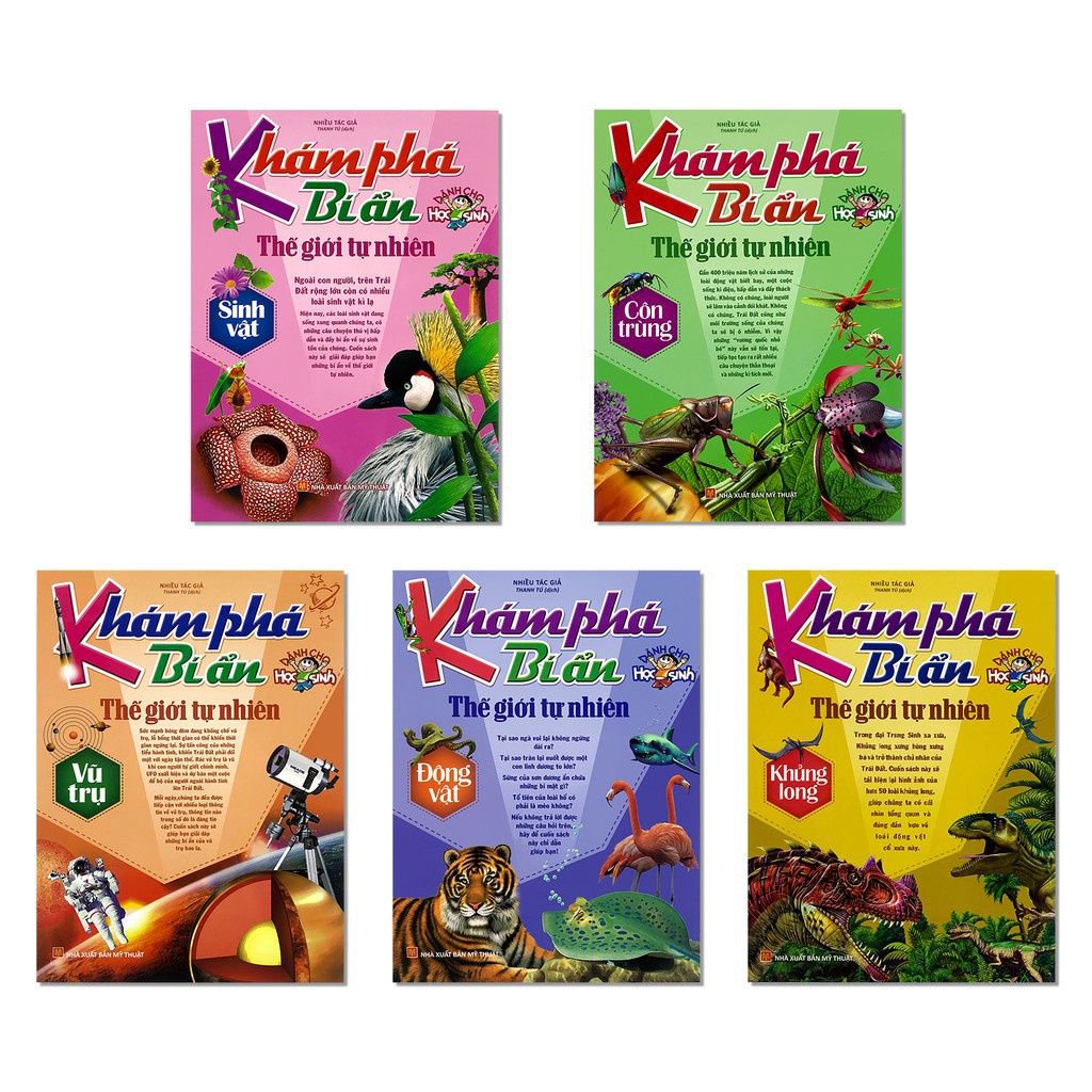 Sách - Combo Khám Phá Bí ẩn Thế Giới Tự Nhiên (5 Cuốn) - Minh Long