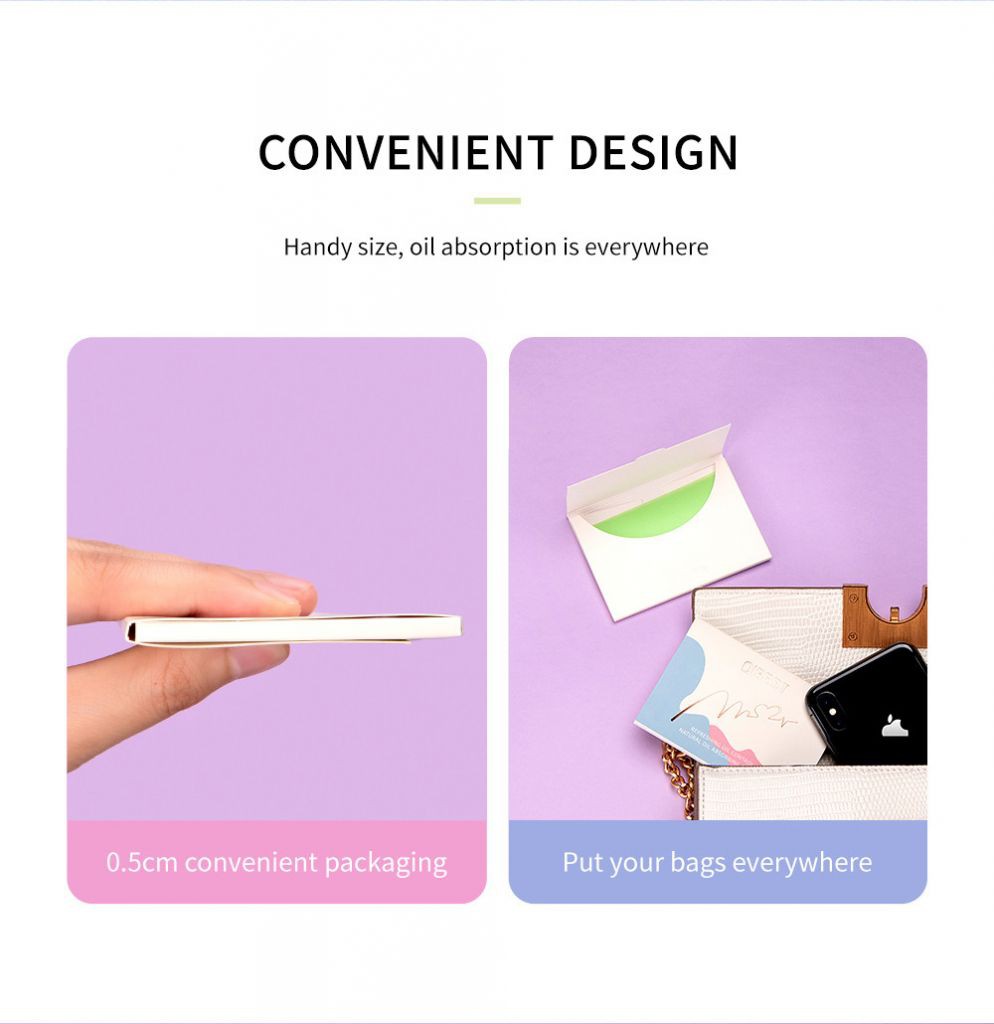 [Hàng mới về] Hộp 50 Tờ Giấy Thấm Dầu Hai Mặt Giúp Làm Sạch Da Mềm Mại | BigBuy360 - bigbuy360.vn