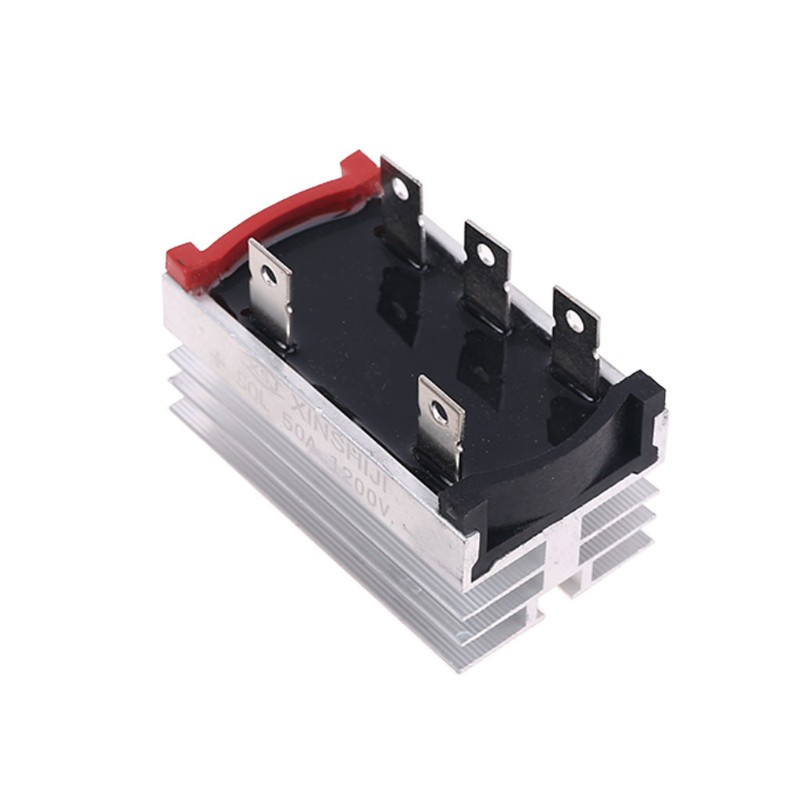 Module chỉnh lưu cầu điốt 3 pha vỏ nhôm 50Amp SQL50A 35A 50A 1200V