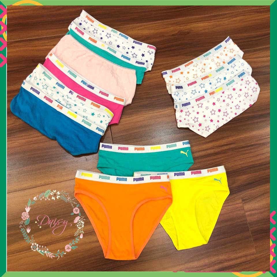 Set 4c chip tam giác bé gái size đại Puma, Next (Màu ngẫu nhiên)
