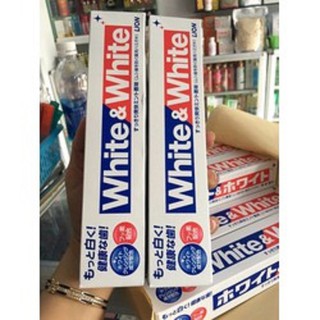 Kem Đánh Răng White & White Nhật Lion 150g