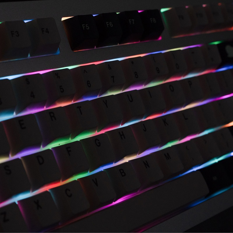 Bộ 130 Nút Bàn Phím Pbt In Chữ Tiếng Anh Dành Cho Bàn Phím Cơ 61 / 64 / 68 / 75