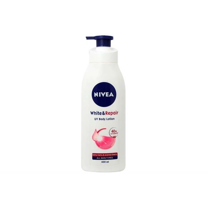 Sữa dưỡng thể Nivea trắng da & phục hồi tác hại tia UV 400ml