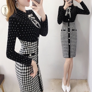 Đầm ôm dáng tay dài thanh lịch dành cho nữ