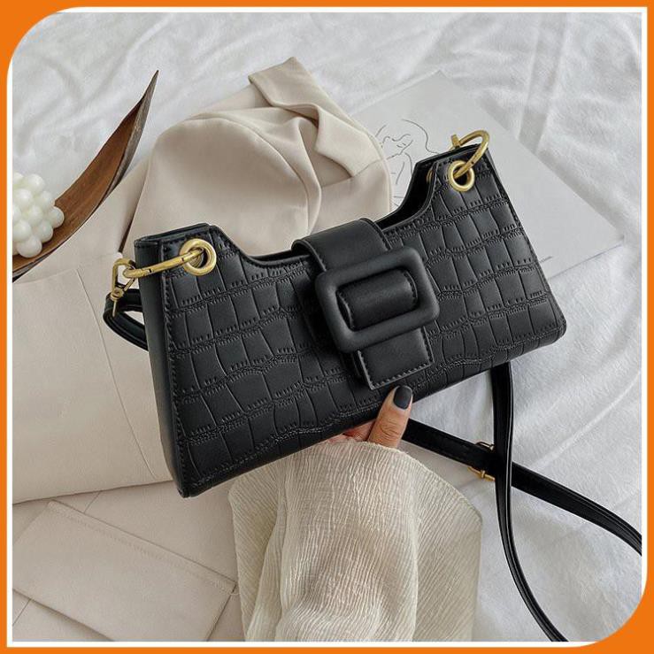 Túi xách nữ da mềm, túi xách nữ đẹp khóa gập hai dây đeo - LAHEE 104.37 | BigBuy360 - bigbuy360.vn