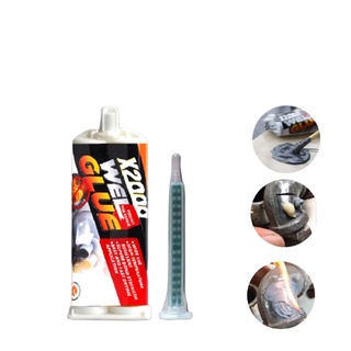 Keo hàn X2000 2 thành phần chất liệu epoxy chịu nhiệt chịu tác động mạnh, keo hàn sắt thép đa năng