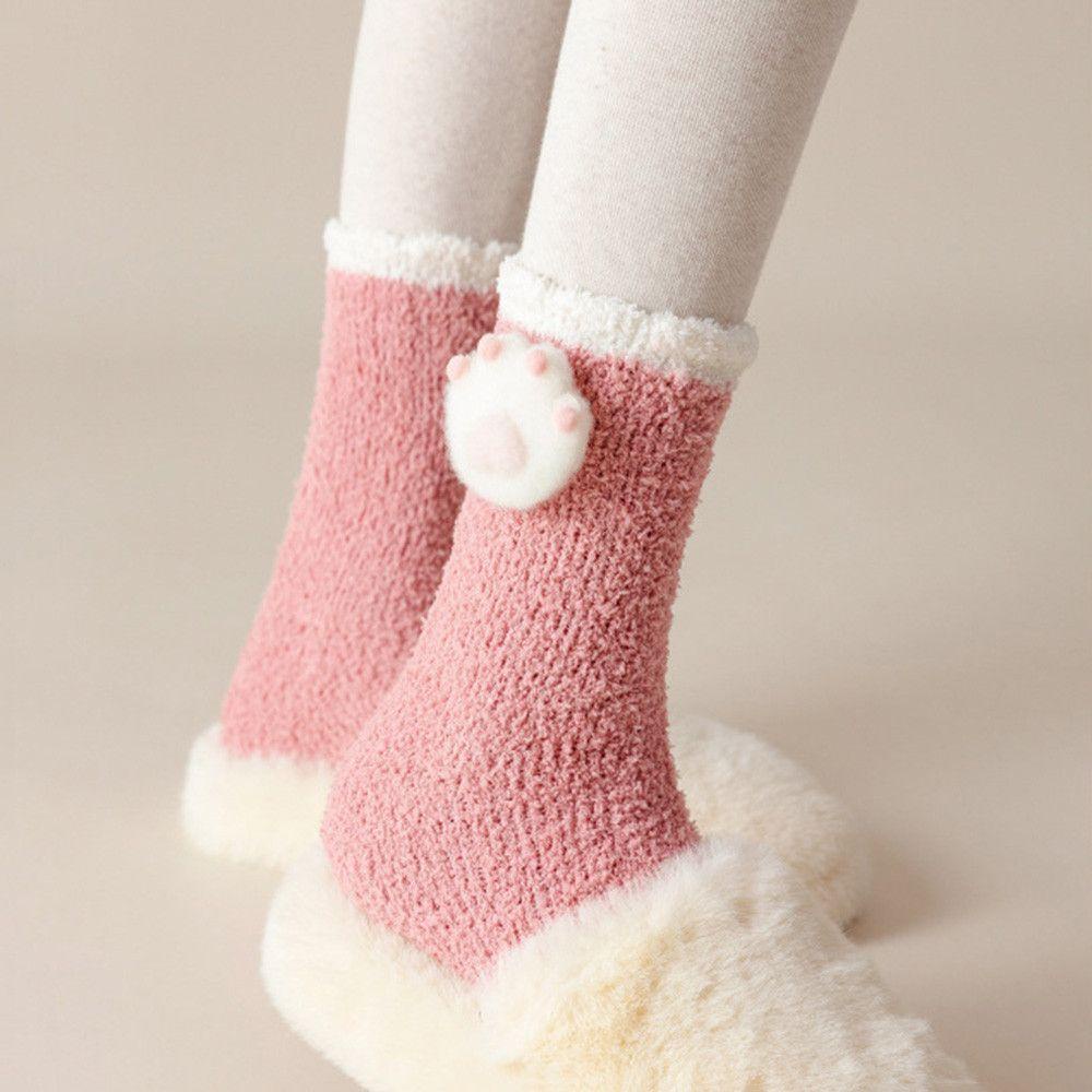 LAY Tất Bắp Chân Thiết Kế Hình Ông Già Noel Dễ Thương