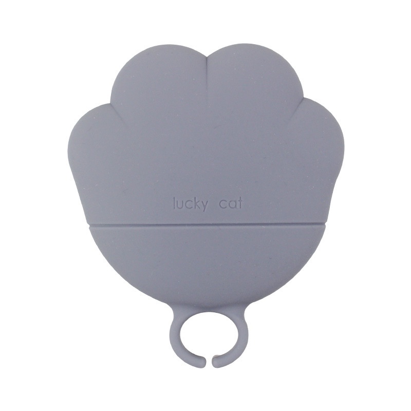 Dụng Cụ Mở Nắp Lon / Lon Nước Chân Không Hình Chân Mèo Bằng Silicone
