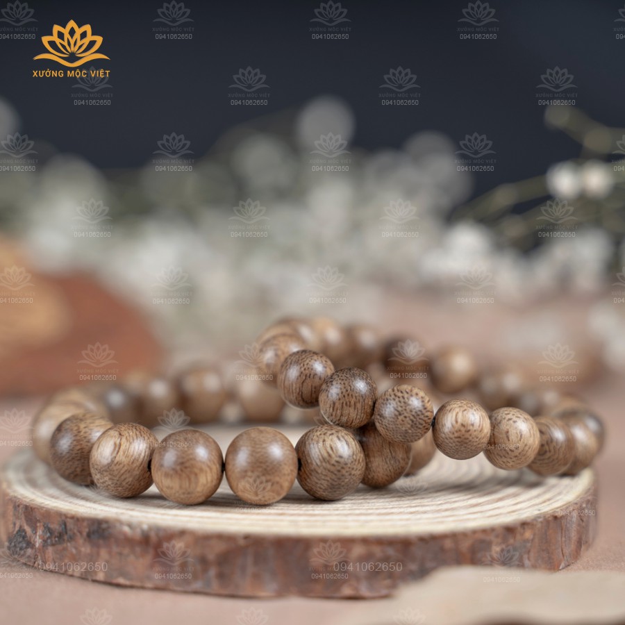 Vòng Tay Trầm Hương - Tròn Đơn 6mm/8mm | Trầm Hương Tự Nhiên Lào