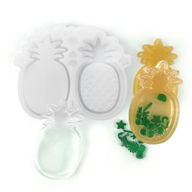 Sa Khuôn Silicone Làm Đồ Trang Trí Hình Quả Dứa Diy