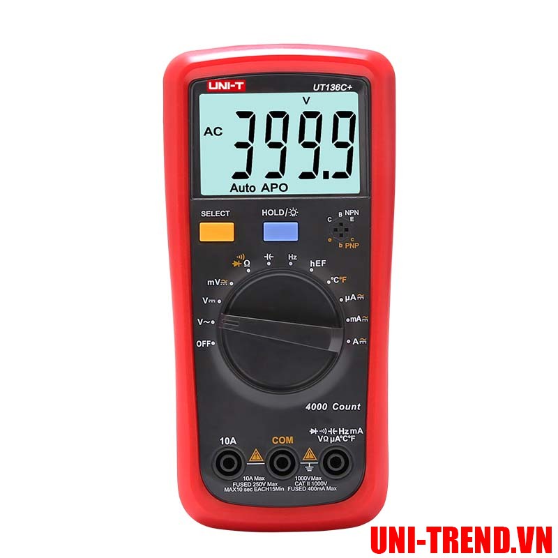 UT136C+ Đồng hồ vạn năng điện tử Uni-Trend Ver 2019