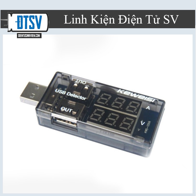 USB Đo Dòng - Đo Áp V2 3V-9V 3A
