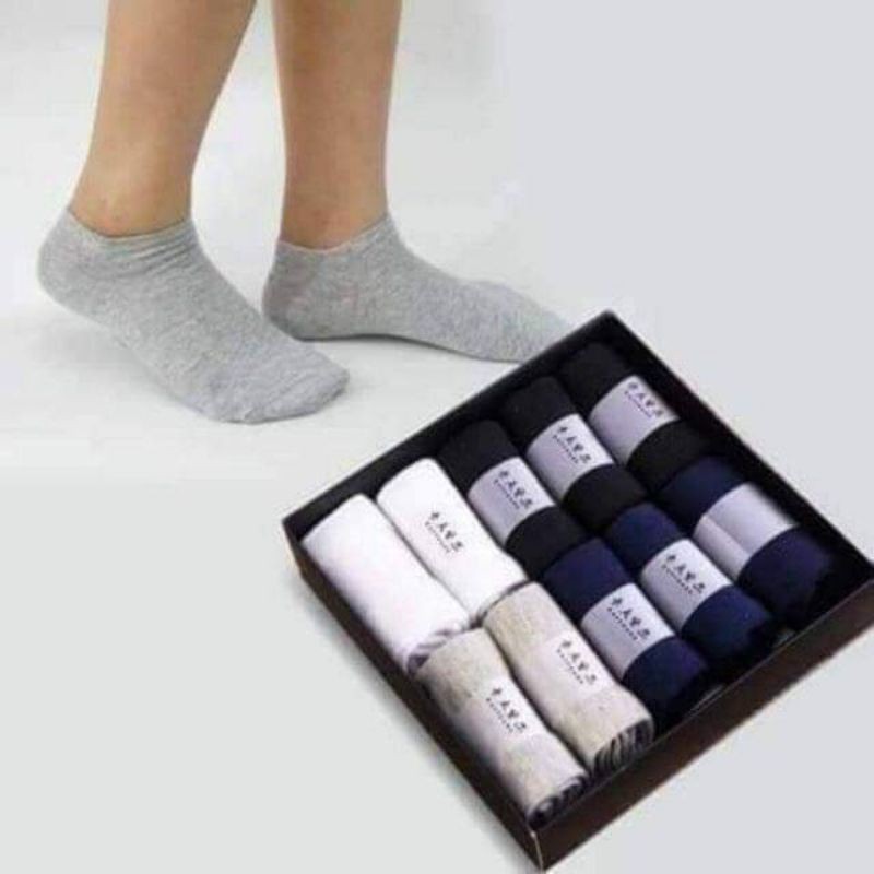 Hộp 10 Tất Chống Thối Chân Nam❤FREESHIP❤ Tất Nam Chống Thối Cổ Ngắn Mềm Mại Thấm Hút TXHQ