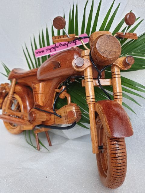 Xe Mô Tô Honda 67 mô hình gỗ