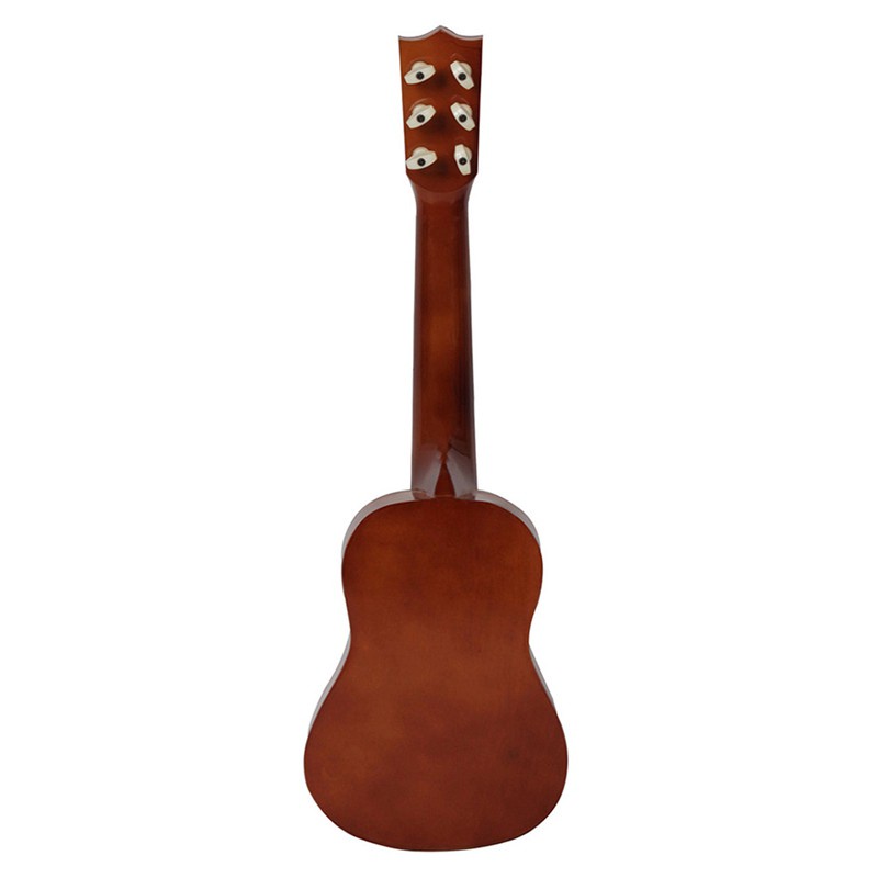 Đàn Guitar Bass Gỗ Mini 6 Dây 21 Inch Kèm Miếng Gảy Đàn