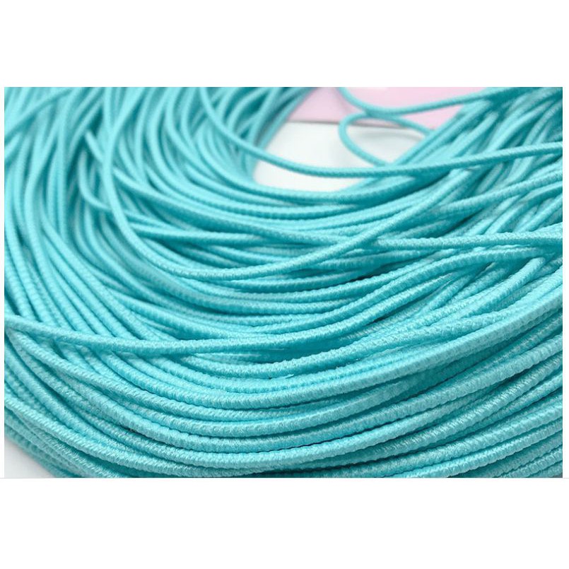 BÓ 5-10 met dây thun mềm 2mm làm dây cột tóc
