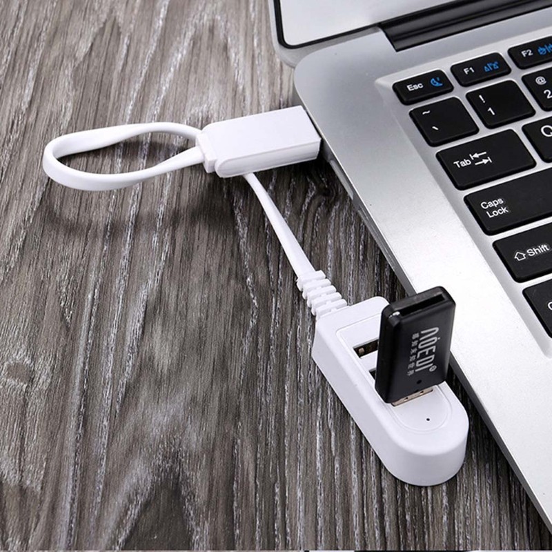 Hub chia 3 cổng USB 2.0 tốc độ cao cho laptop PC