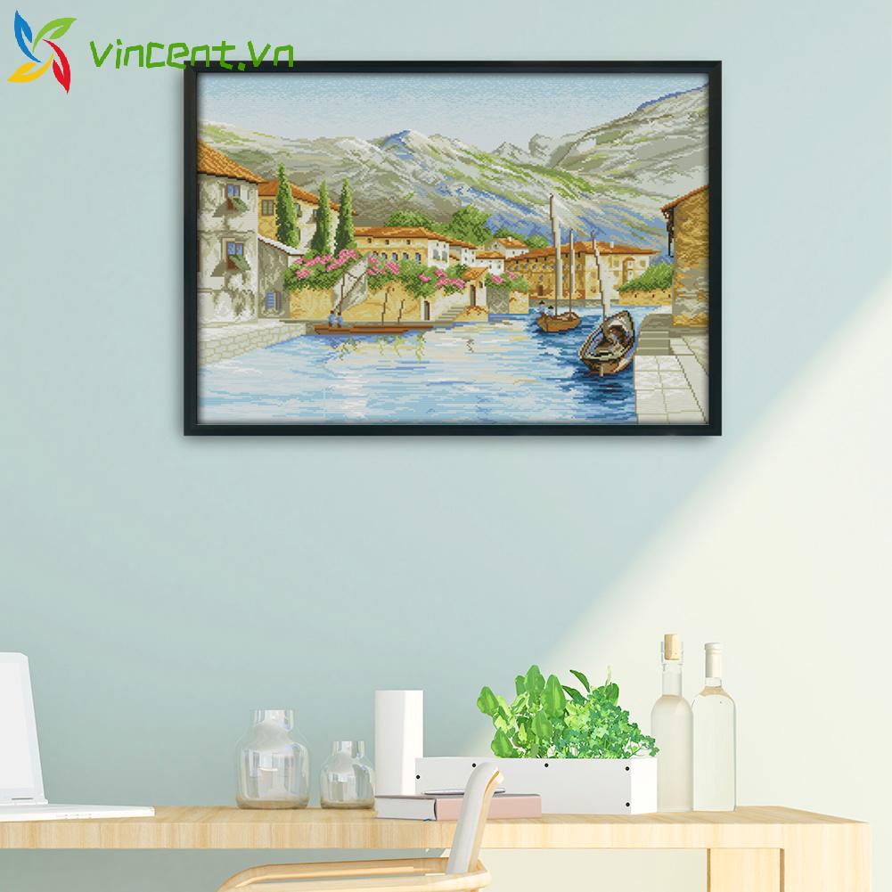 Tranh Thêu Chữ Thập 14ct Hình Phong Cảnh