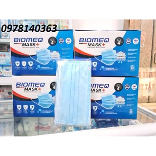Khẩu Trang Y Tế 4 Lớp Kháng Khuẩn BIOMED (thương hiệu uy tín chất lượng) hộp 50c