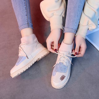 Giày Bốt Nữ Cổ Cao Thời Trang Hàn