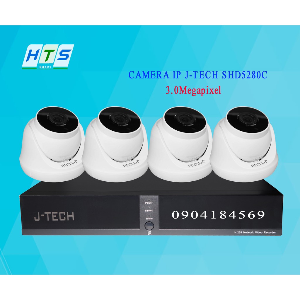 Camera IP J-Tech AI 3.0MP