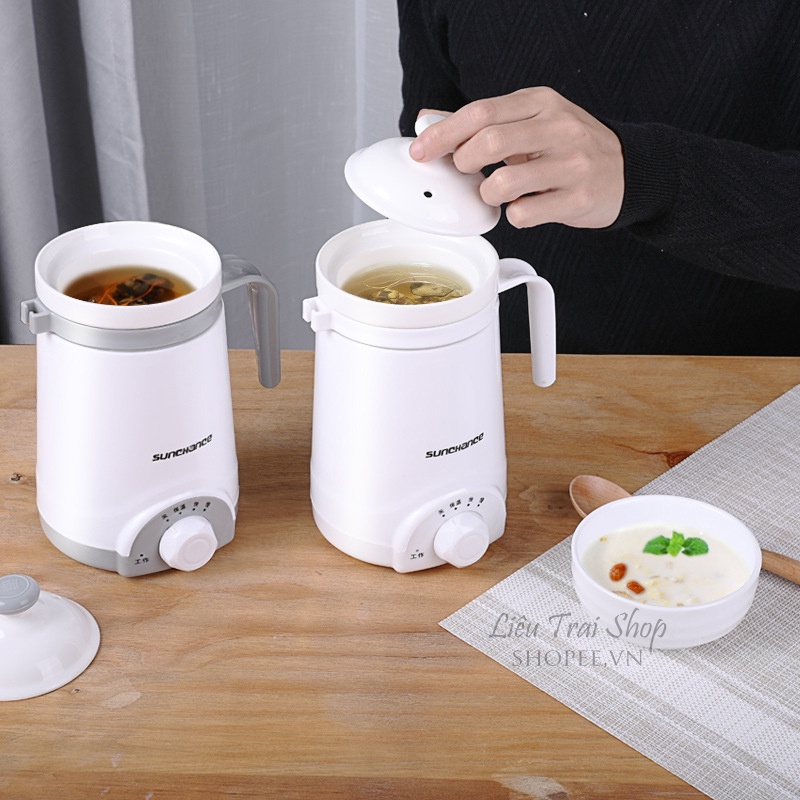 Nồi điện mini nồi chưng yến nồi hầm đa năng thào dược sức khỏe