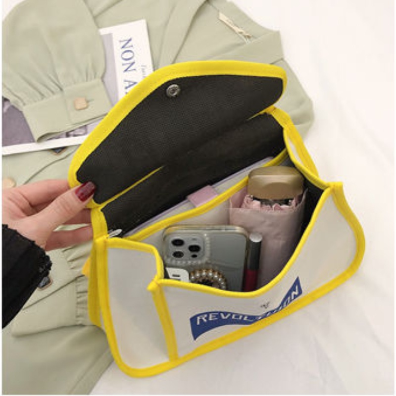 IELGY Túi Đeo Vai Bằng Vải canvas Sức Chứa Lớn Phong Cách Nhật Bản